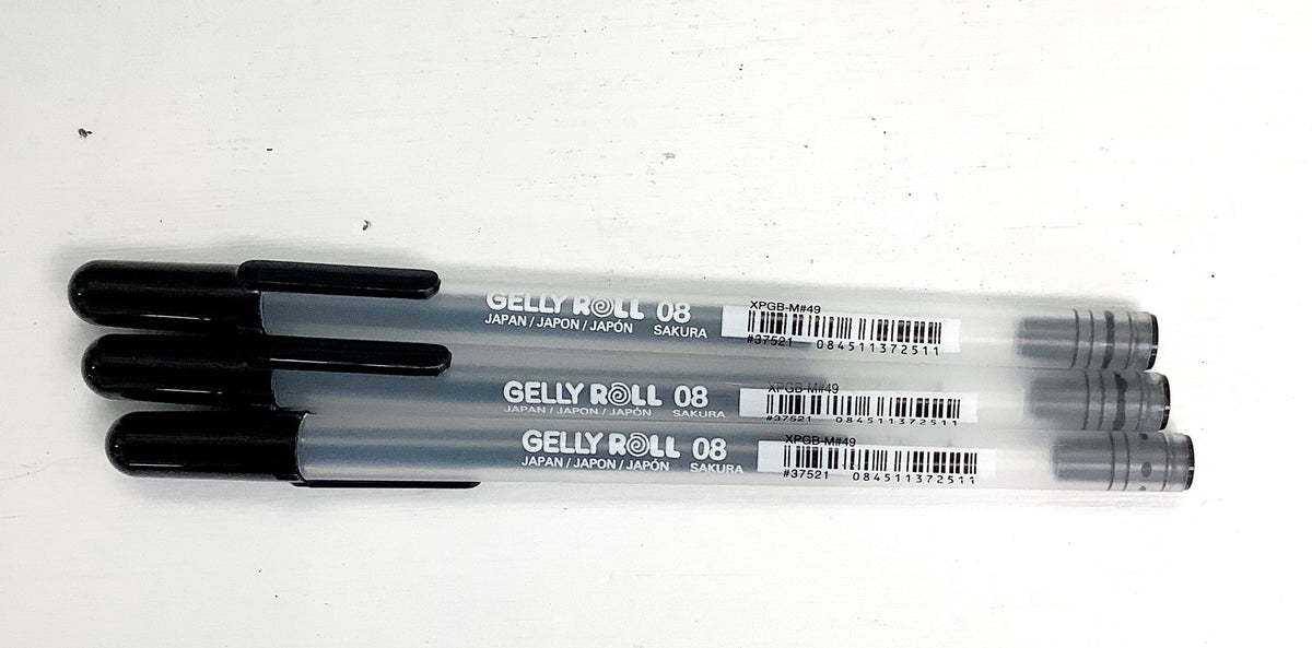08 Black Jelly roll pen – Queen Bee Creations Home
